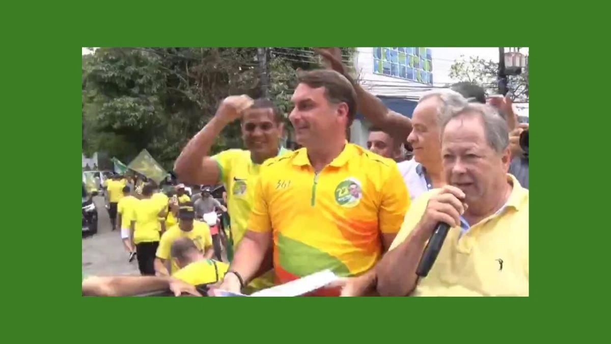 Chiquinho Brazão na campanha de Flávio Bolsonaro